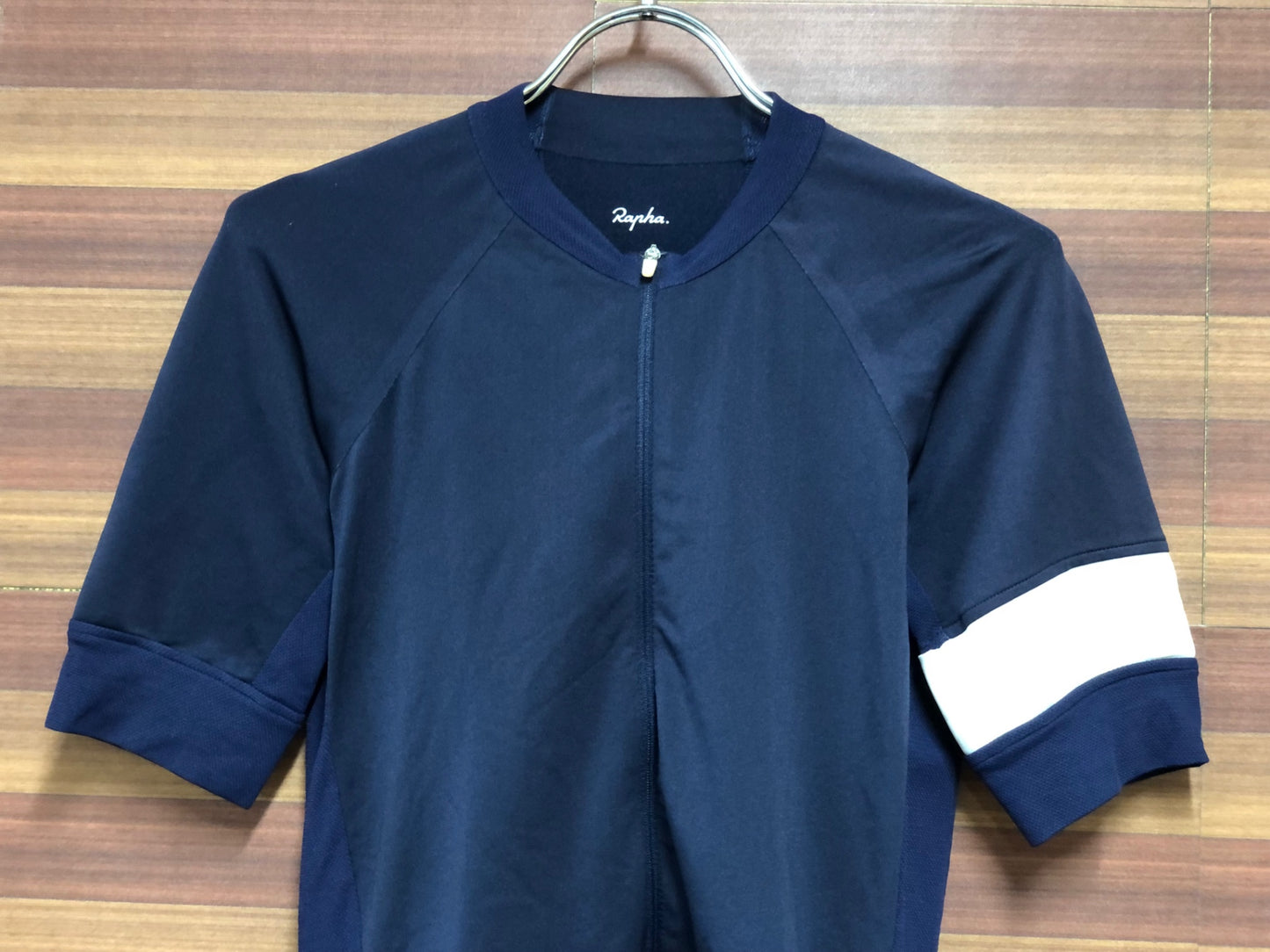 II623 ラファ Rapha PRO TEAM JERSEY 半袖 サイクルジャージ 紺 S