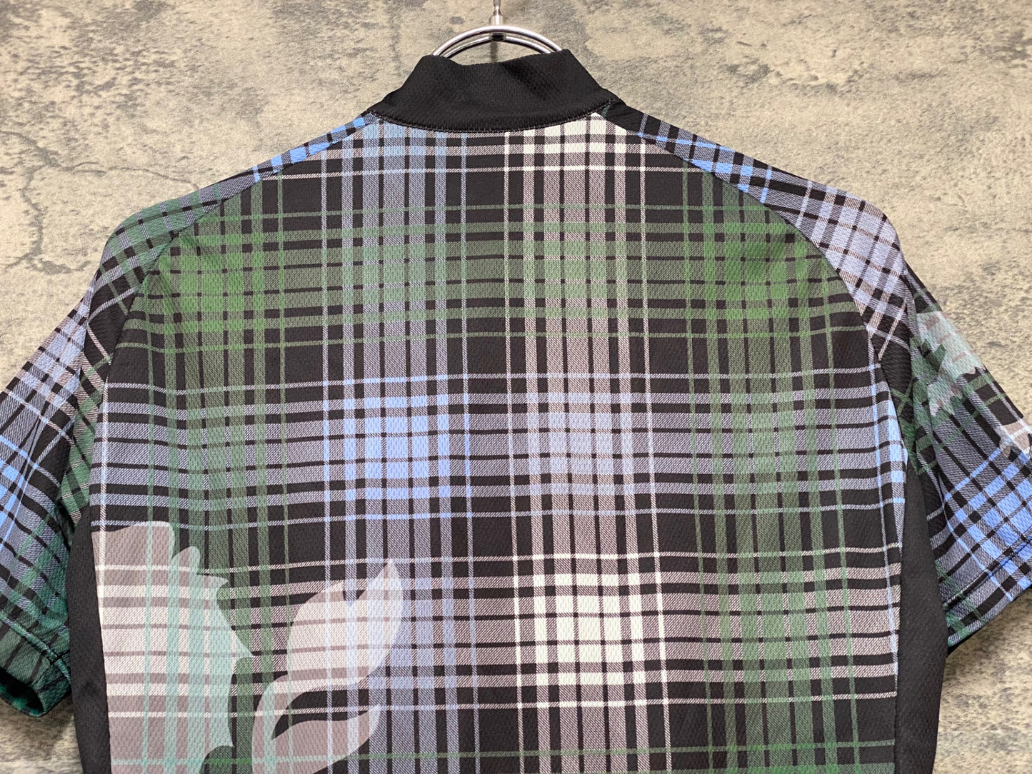 IZ546 カペルミュール kapelmuur 半袖サイクルジャージ 黒緑 M 擦れ