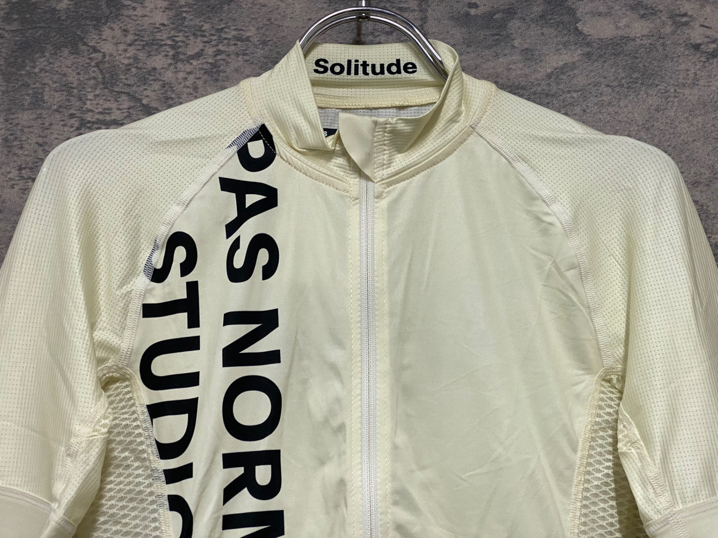 JC427 パスノーマルスタジオ Pas Normal Studios | Men's Solitude Jersey SS20 半袖 サイクルジャージ オフホワイト S
