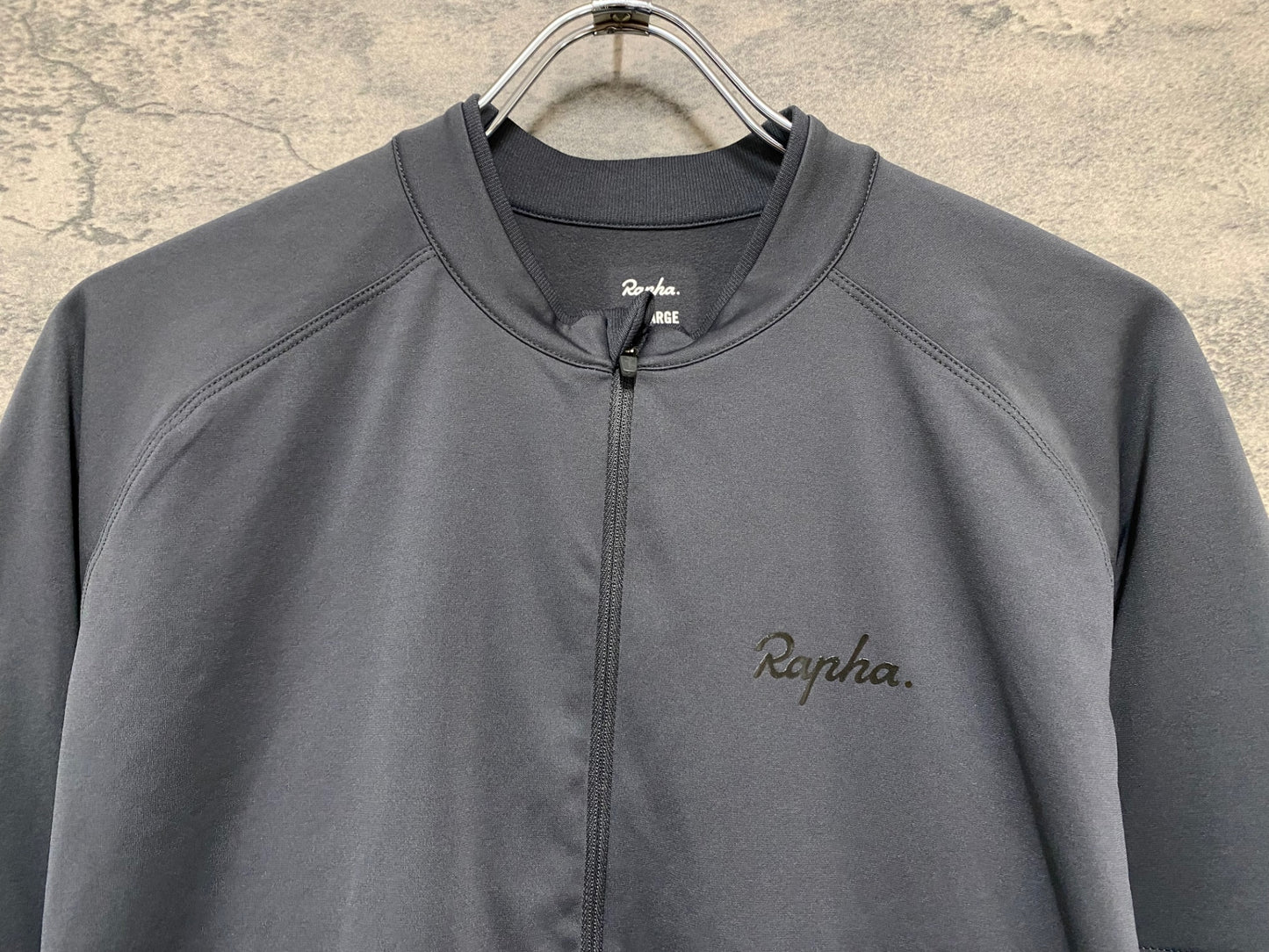 IW907 ラファ Rapha MENS LONG SLEEVE CORE JERSEY 長袖 サイクルジャージ グレー XXL