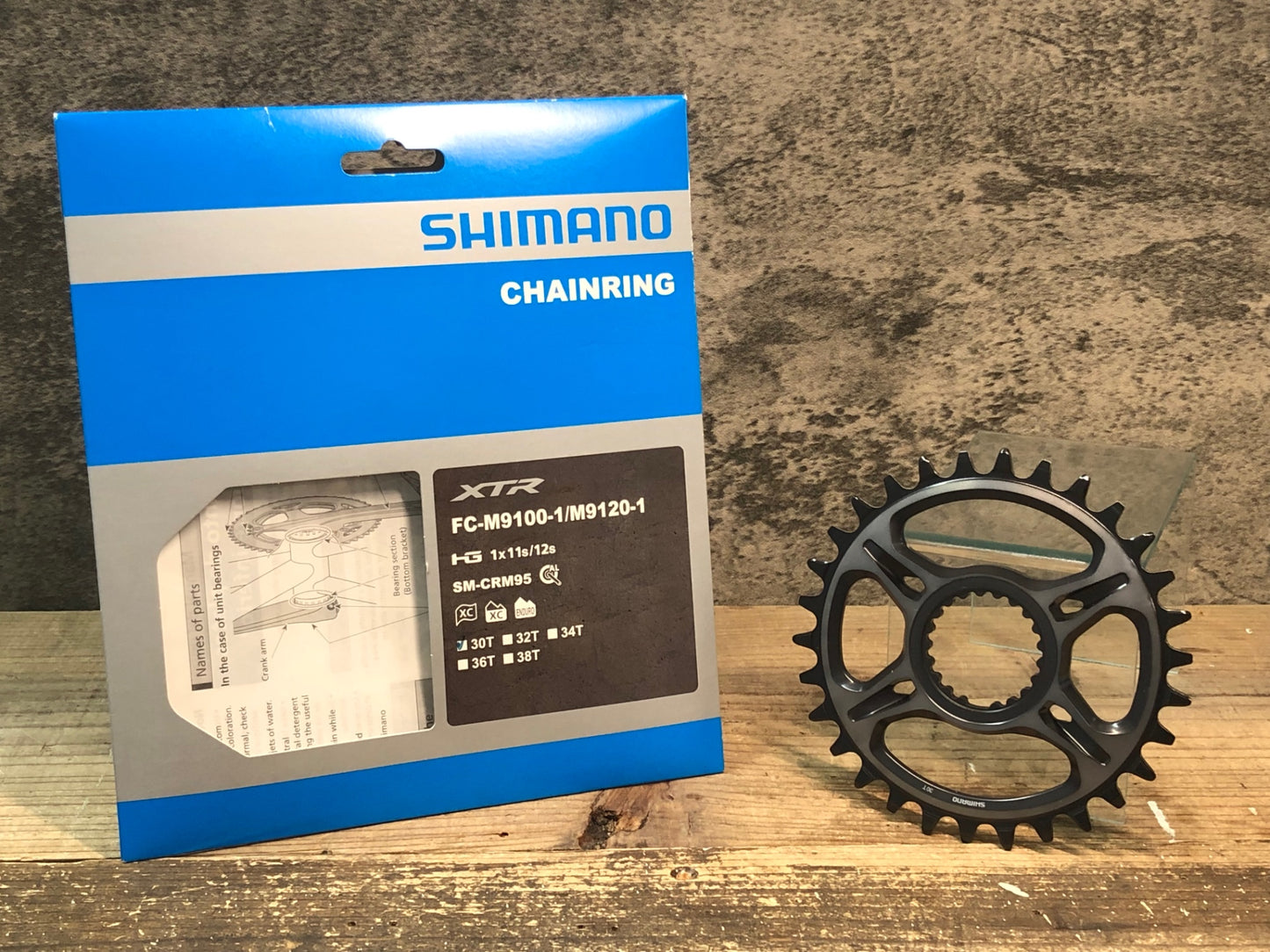 IR233 シマノ SHIMANO XTR FC-M9000-1/M9120-1 チェーンリング 30T