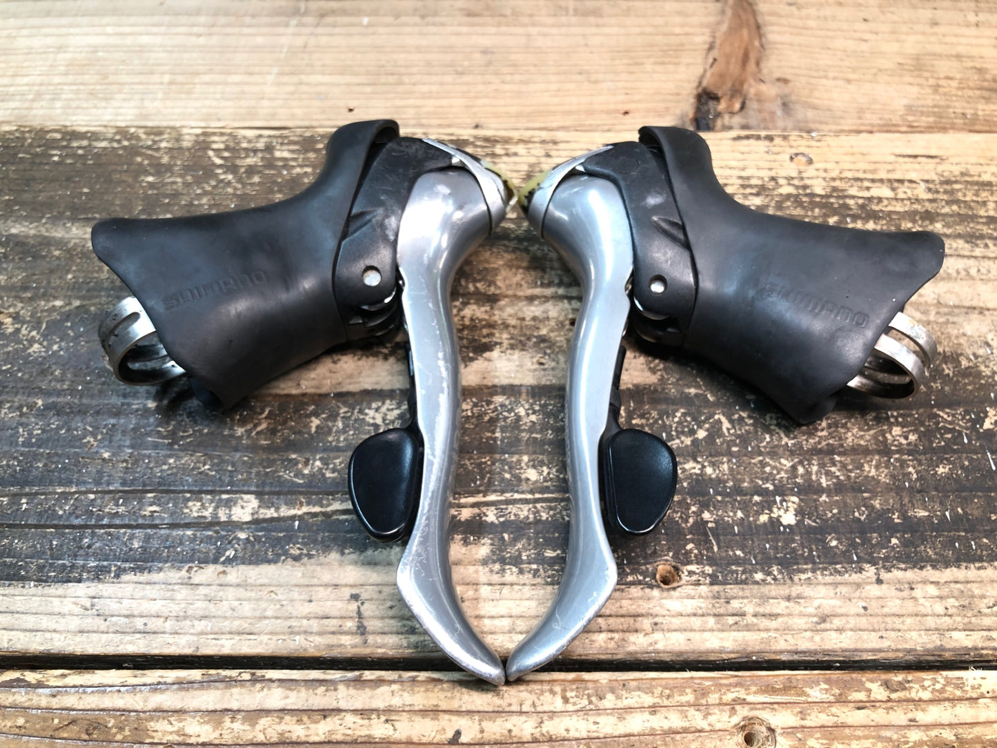 JA295 シマノ SHIMANO アルテグラ ULTEGRA ST-6510 STIレバー 2x9S ※プレート割れ