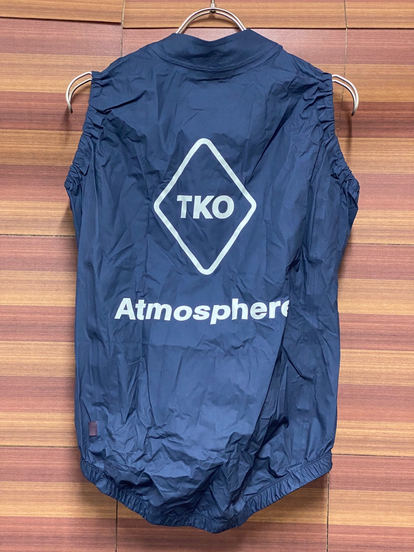 IV049 パスノーマルスタジオ PAS NORMAL STUDIOS T.K.O. Rain Gilet - Atmosphere レイン ジレ 紺 S