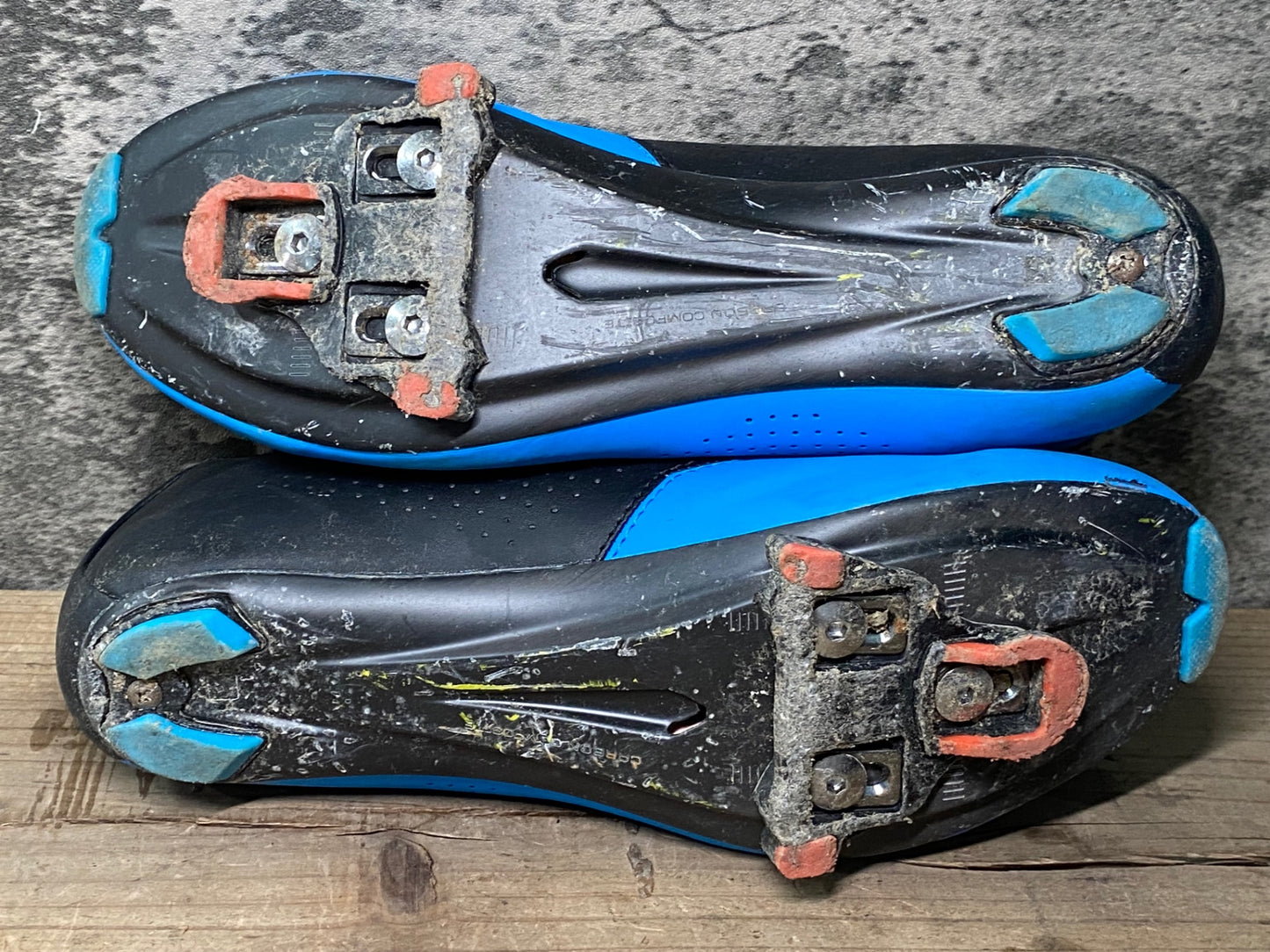 IT525 ボントレガー BONTRAGER VELOCIUS ビンディングシューズ 青 EU42 インソール欠品