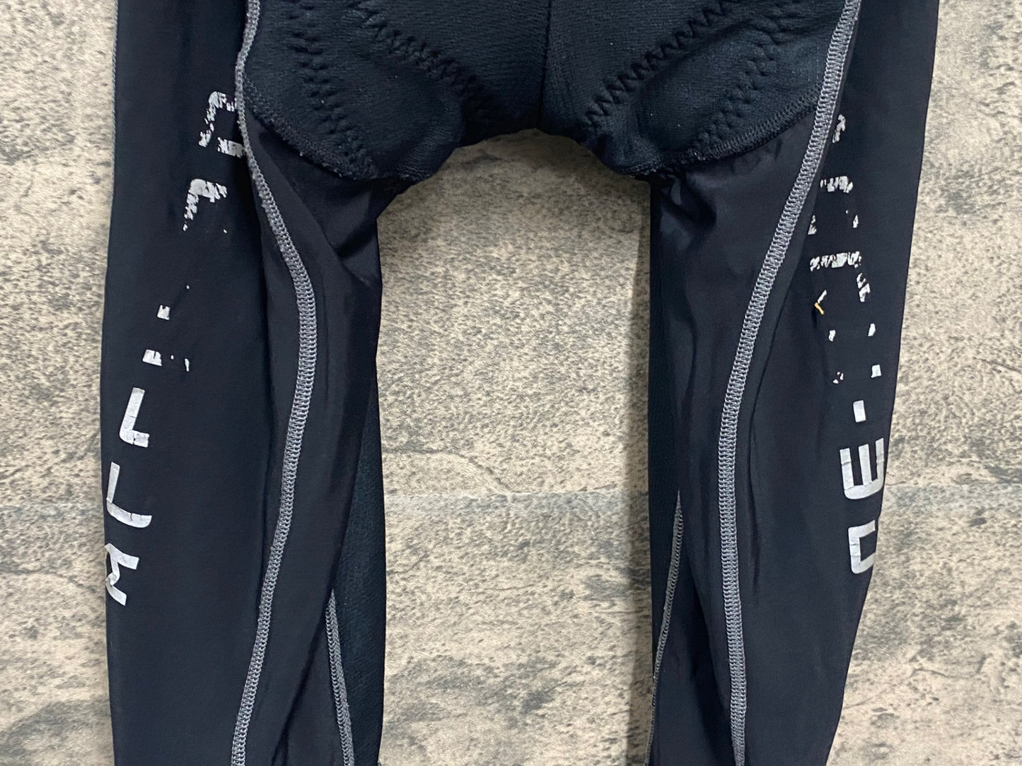 IY217 シマノ SHIMANO ACCU-3D ビブタイツ 黒 L 裏起毛