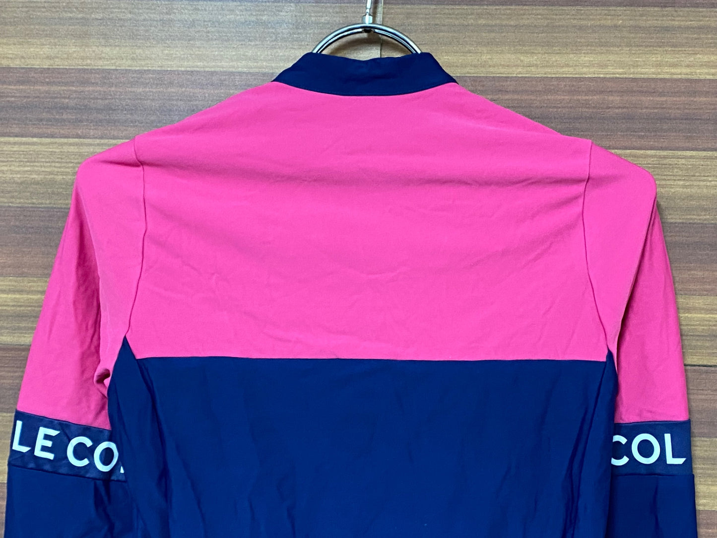 IO336 ルコル LECOL レディース 長袖 サイクルジャージ ピンク青 S