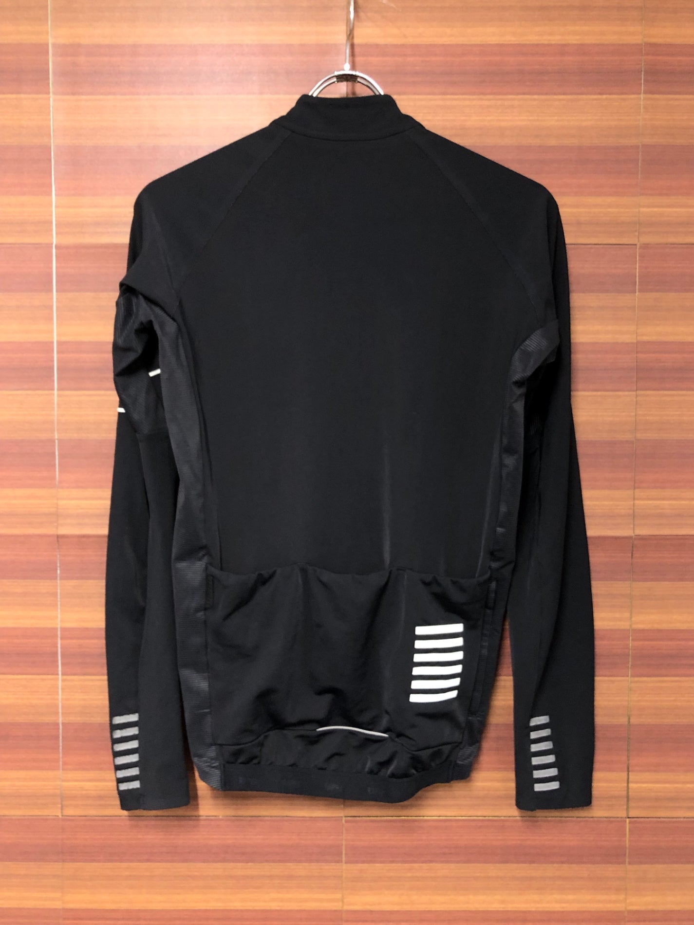 IK329 ラファ Rapha PRO TEAM LONG SLEEVE THERMAL JERSEY 長袖 サイクルジャージ 黒 S 裏起毛