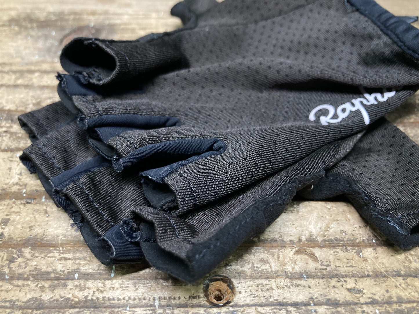 JB118 ラファ Rapha CORE MITTS 指切り グローブ 黒