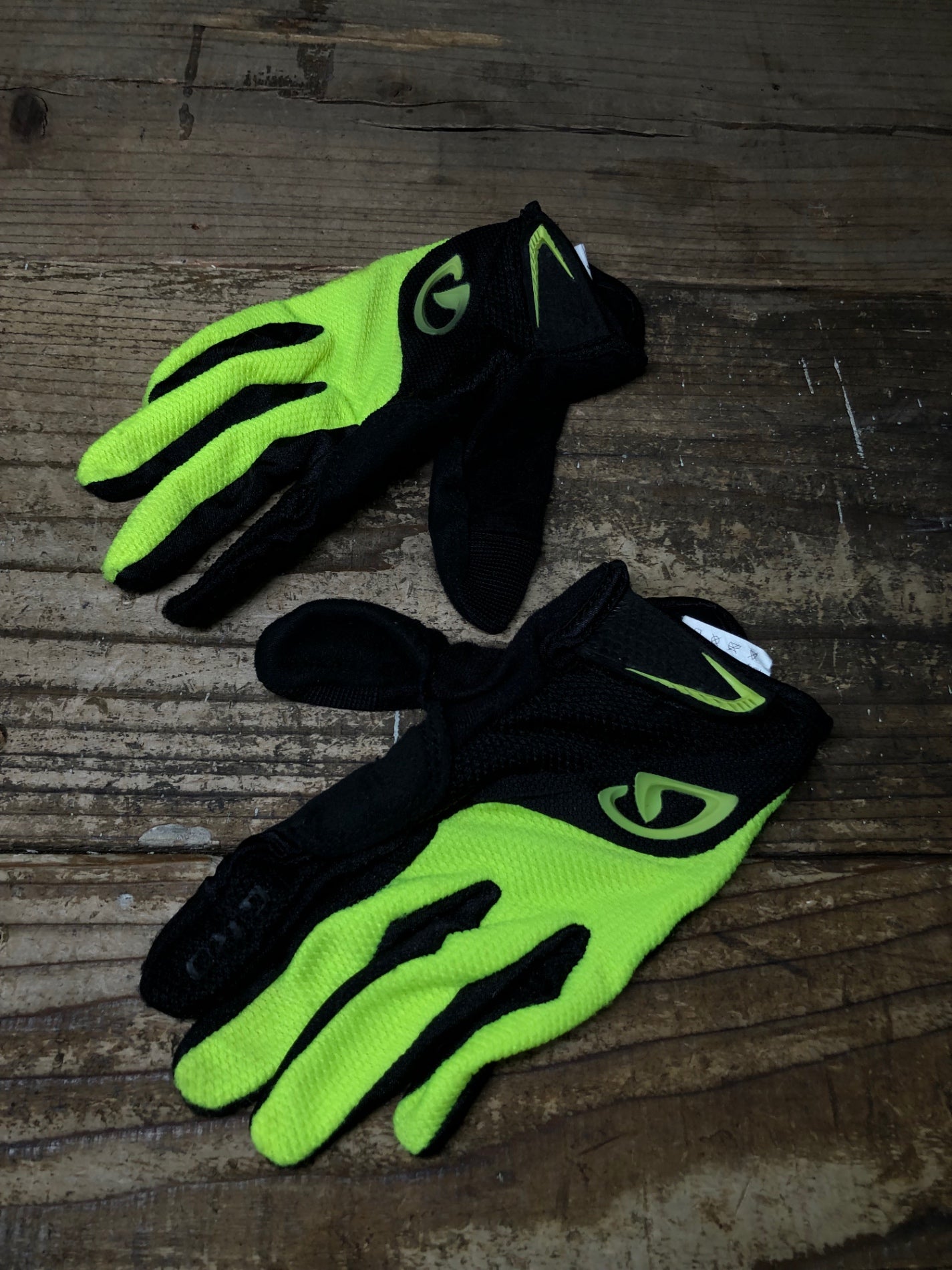 JB590 ジロ GIRO 長指 グローブ 黒 黄 S