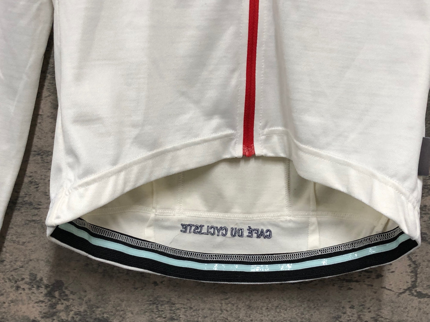 JD101 カフェドシクリステ CAFE DU CYCLISTE CLAUDETTE MEN 長袖 サイクルジャージ 白 XS