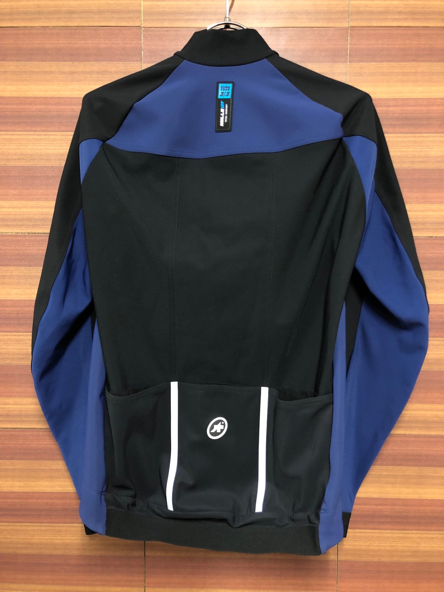 IM332 アソス assos ミレ MILLE GT WINTER JACKET EVO COLIMA CODE 3/3 長袖 サイクルジャケット 裏起毛 黒紺 M