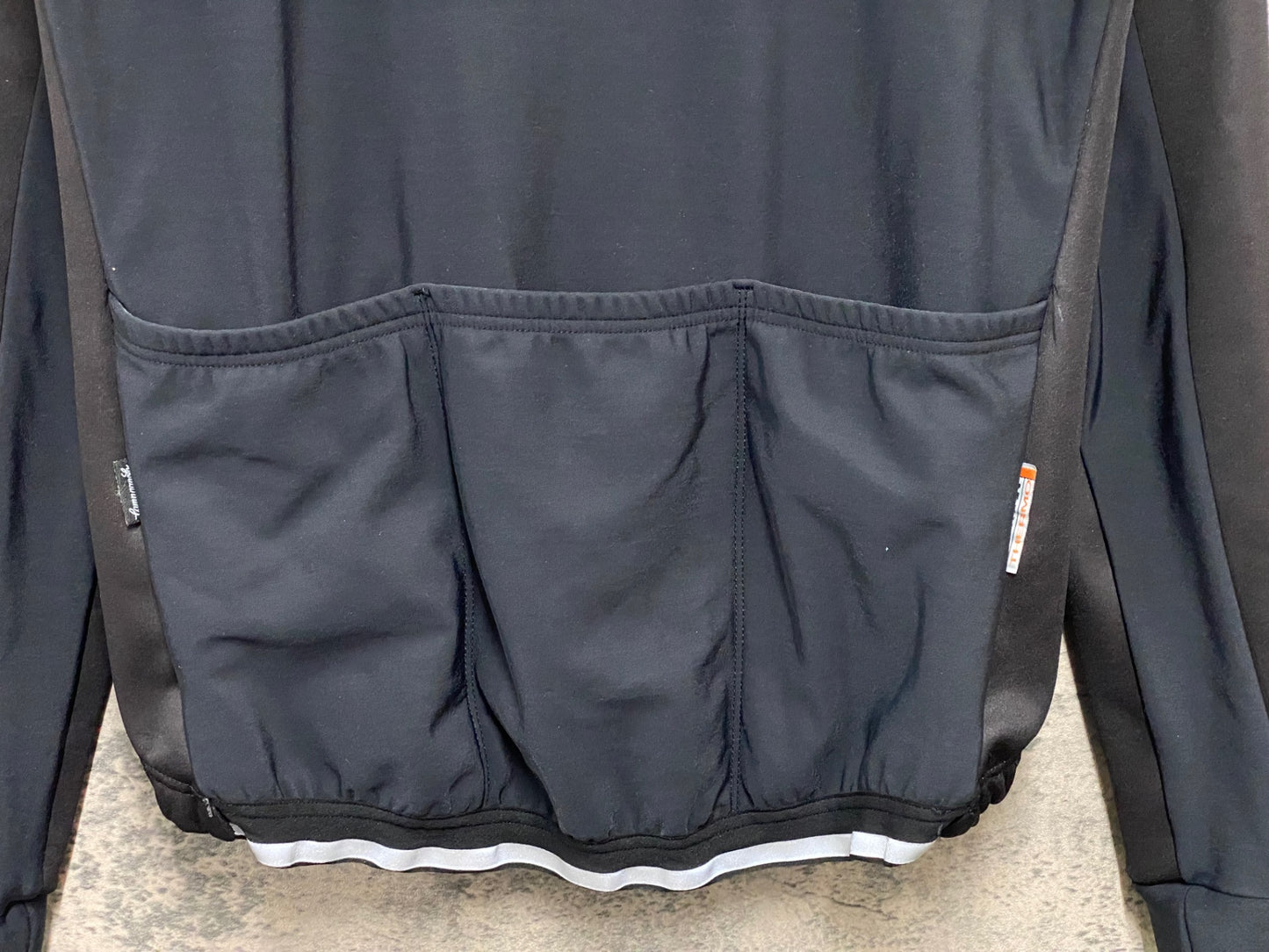 JA616 カンパニョーロ CAMPAGNOLO 長袖 サイクルジャケット 白 裏起毛 M相当