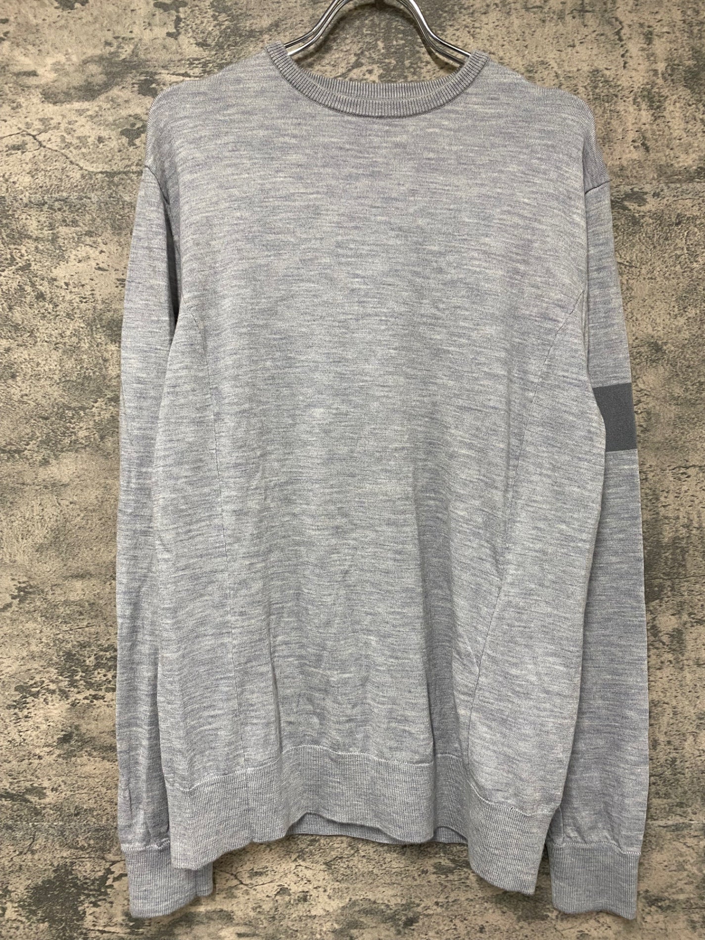 JA329 ラファ Rapha CREW NECK KNIT 長袖 ニット グレー M