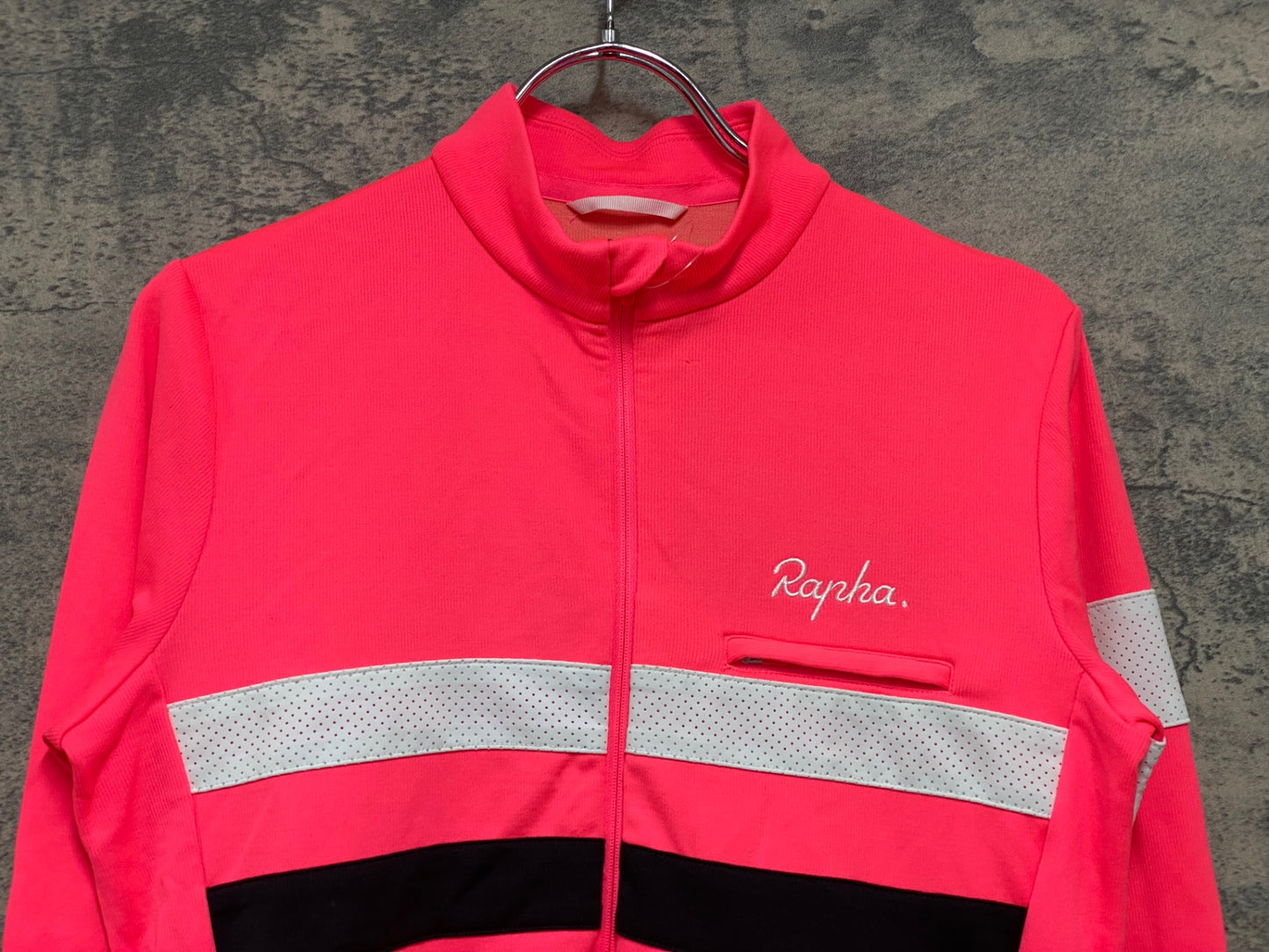 JA546 ラファ Rapha BREVET LONG SLEEVE JERSEY 長袖 サイクルジャージ ピンク S