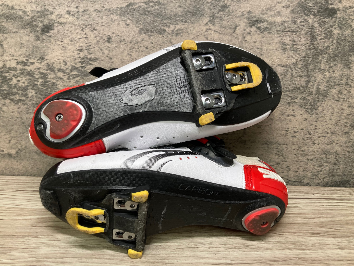 IX650 シディ SIDI SCARPE GENIUS 5FIT CARBON ビンディングシューズ 白/黒 EU41