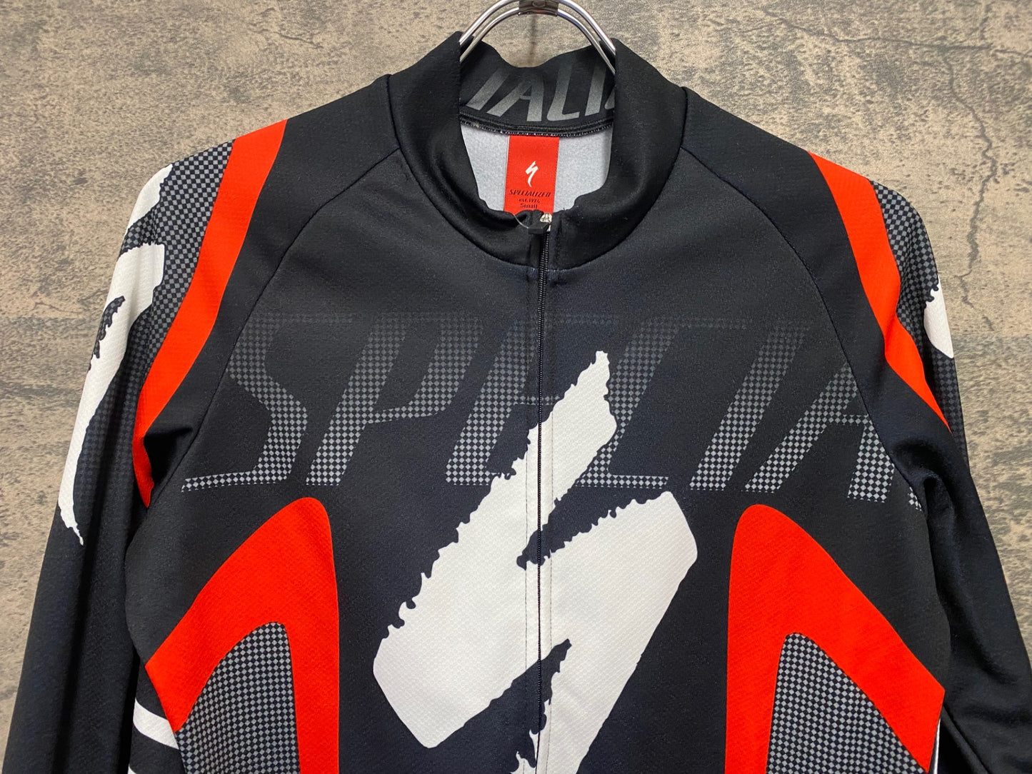 IZ307 スペシャライズド SPECIALIZED 長袖 サイクルジャージ 黒 S 裏起毛