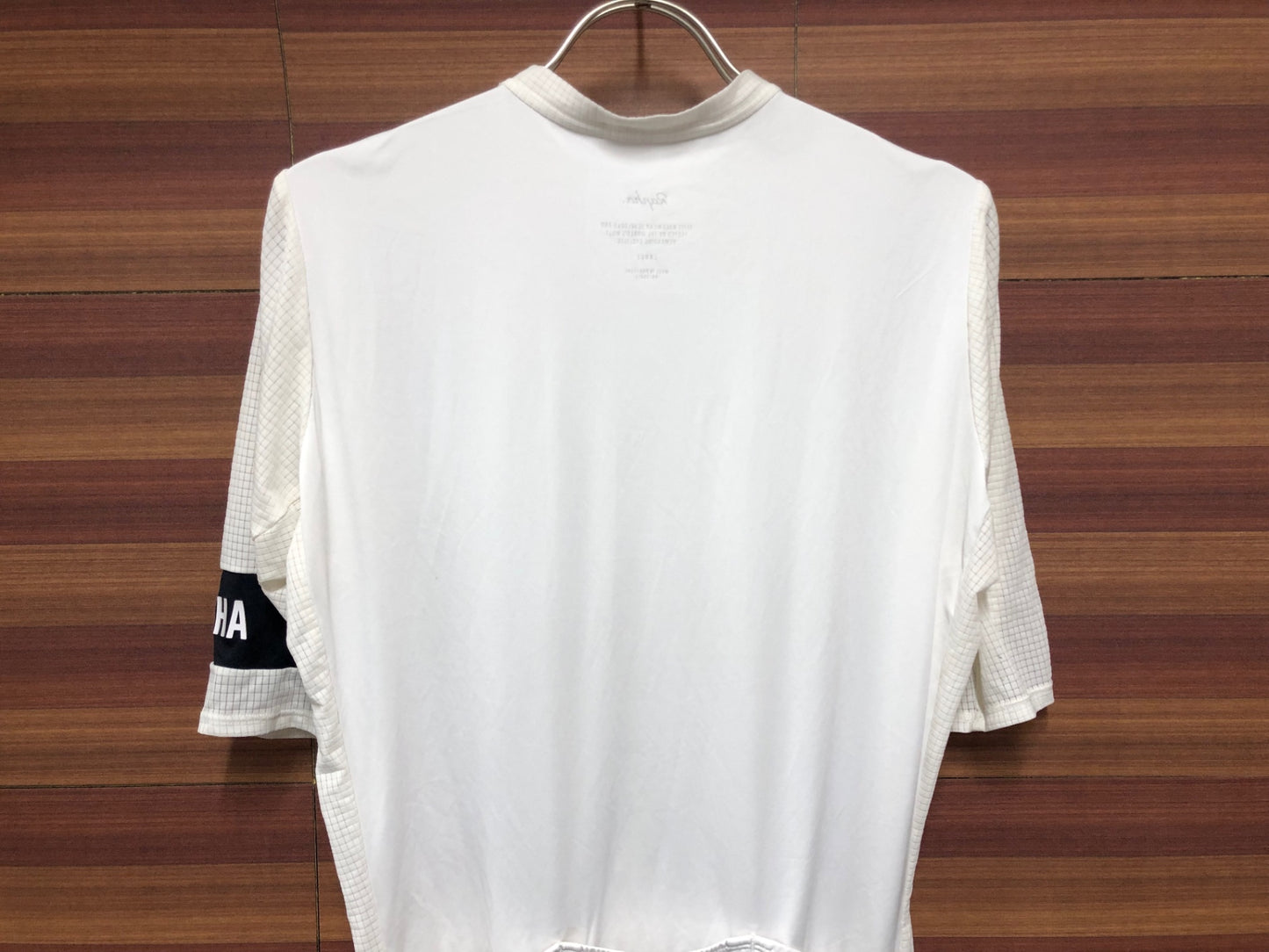 IO438 ラファ Rapha PRO TEAM FLYWEIGHT JERSEY 半袖 サイクルジャージ 白 L