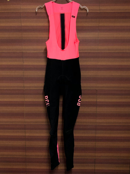 IO924 ラファ Rapha RCC SOUPLESSE WINTER TIGHTS ビブタイツ 黒 ピンク S