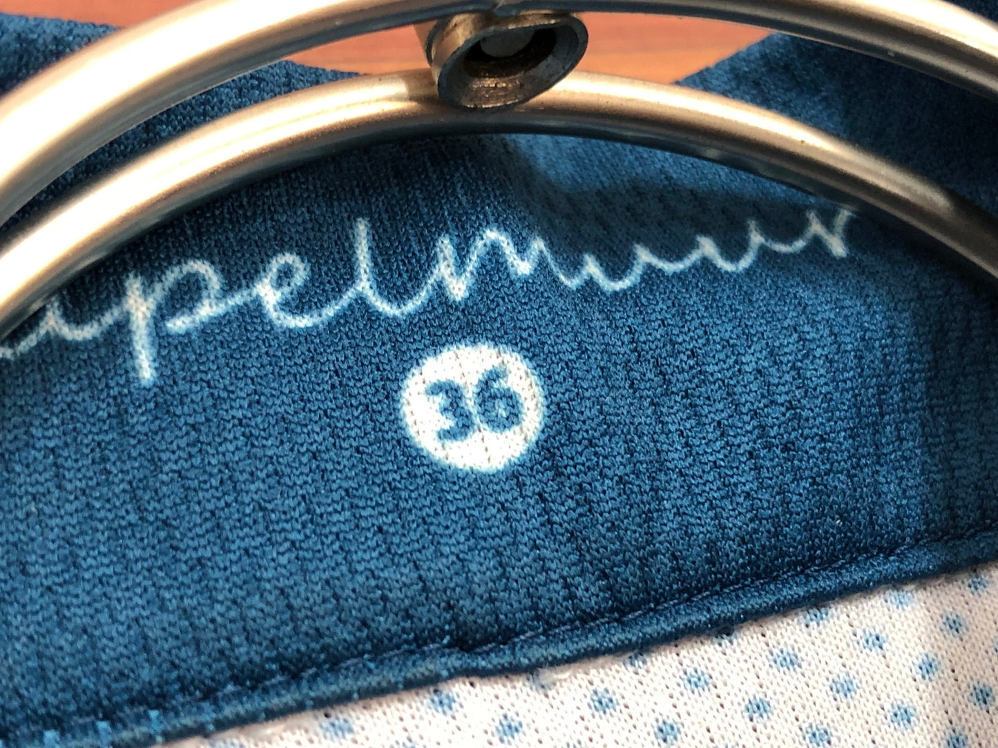 IR909 カペルミュール KAPELMUUR 半袖 サイクルジャージ 白 ドット 36