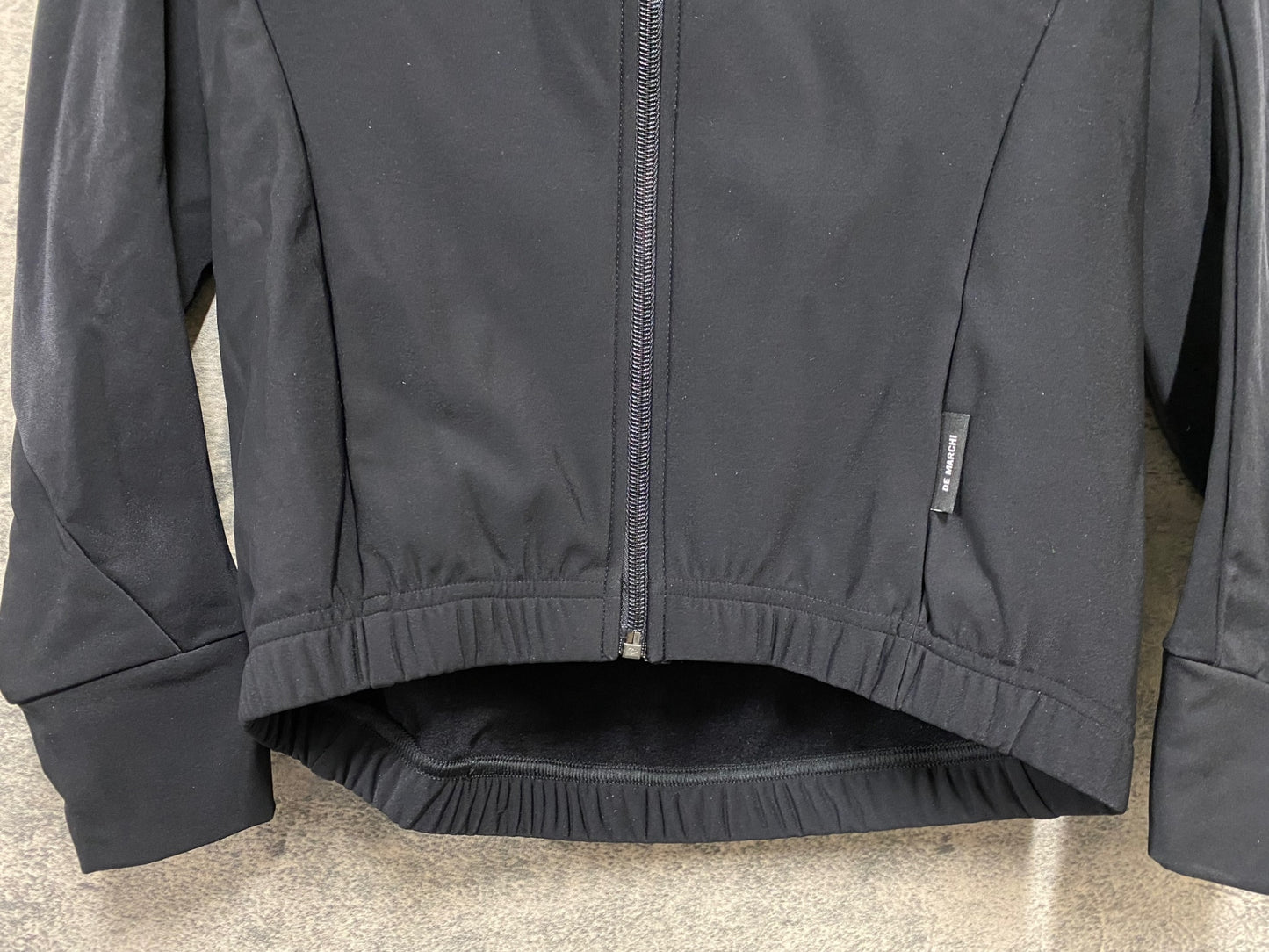 JB448 デマルキ DE MARCHI INSULATOR ATOR JACKET サイクルジャケット 黒 裏起毛 M 未使用