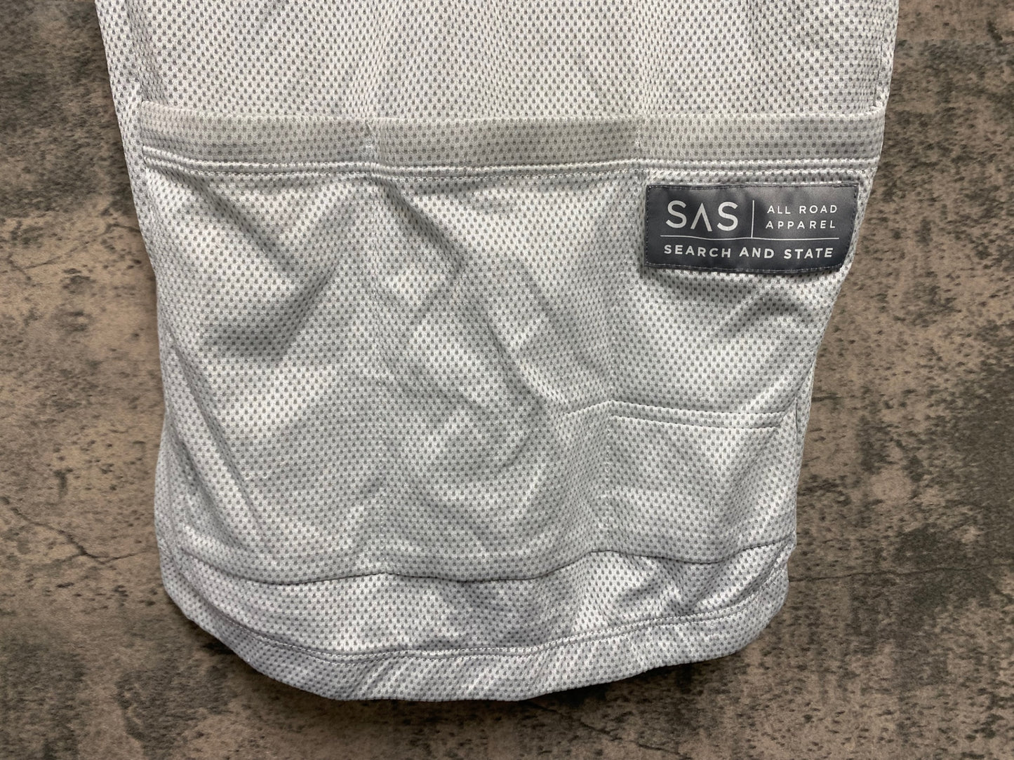 IS732 SEARCH AND STATE 半袖 サイクルジャージ 白 XS