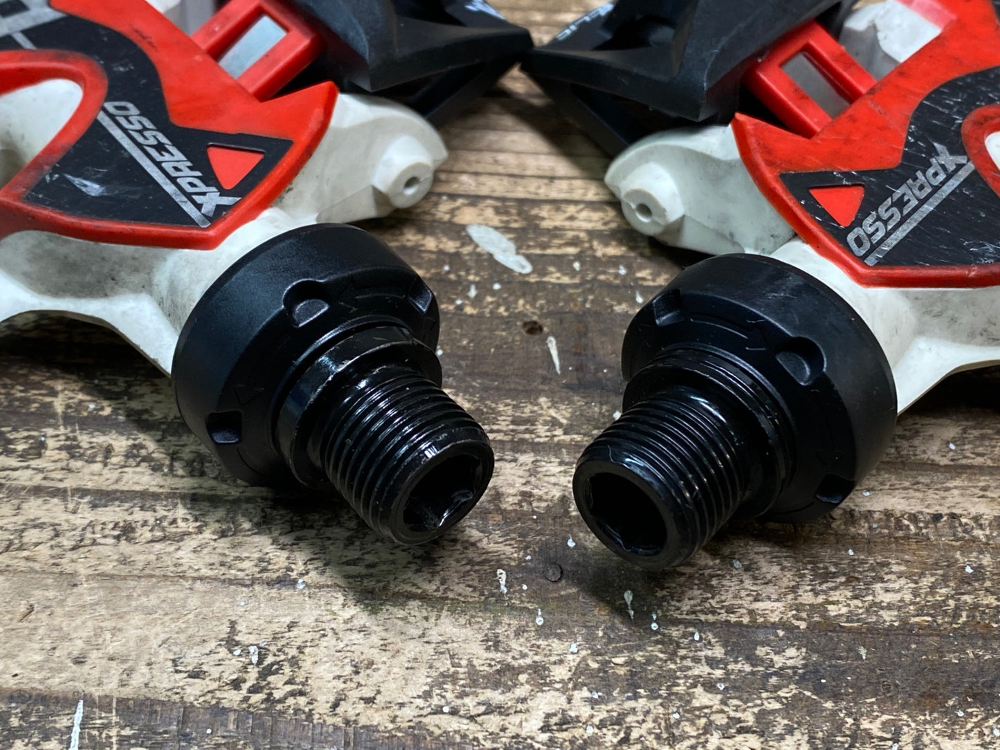 JC273 タイム TIME エクスプレッソ XPRESSO 8 PRO ビンディングぺダル 赤 白