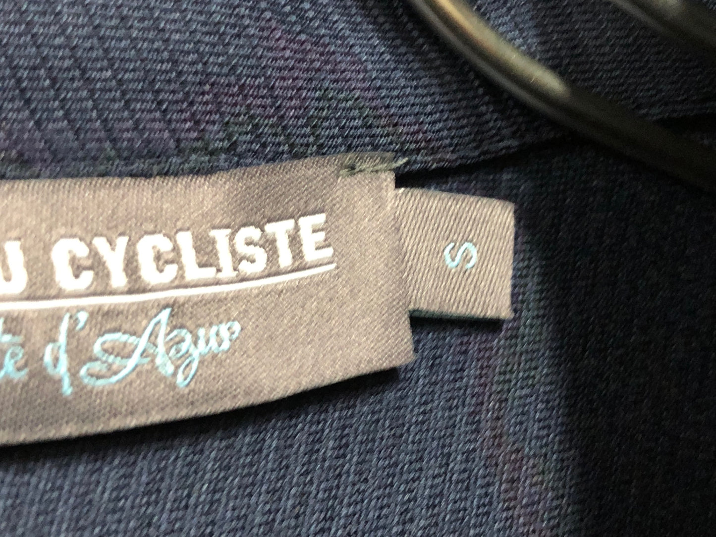 IN924 カフェドシクリステ CAFE DU CYCLISTE 長袖 サイクルジャージ S 紺 レディース