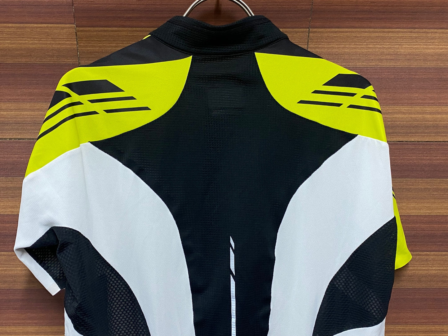 IN759 シマノ SHIMANO 半袖 サイクルジャージ XL 白 黒 ※ほつれ小