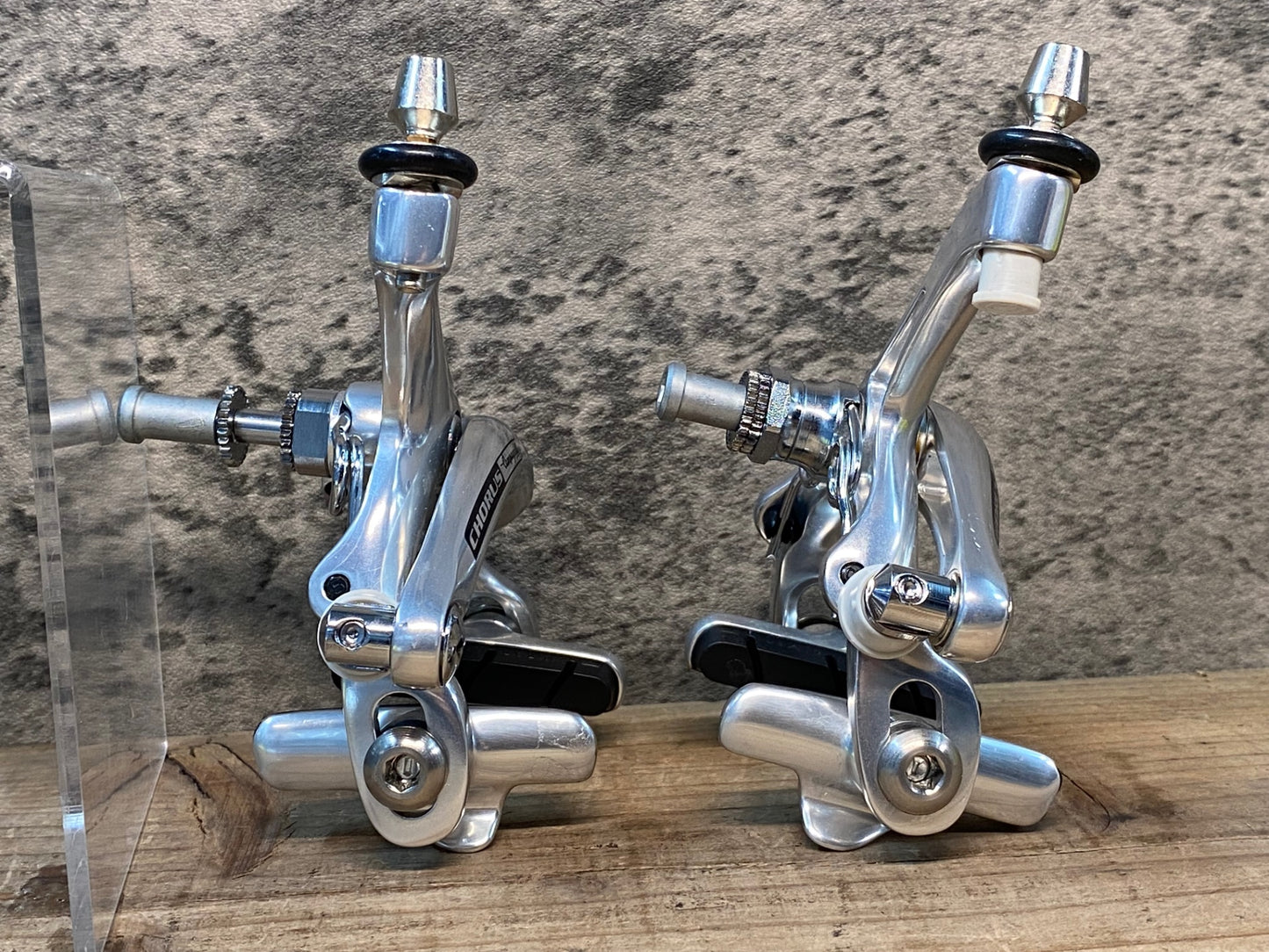 IT898 カンパニョーロ CAMPAGNOLO CHORUS キャリパーブレーキ 前後セット シルバー