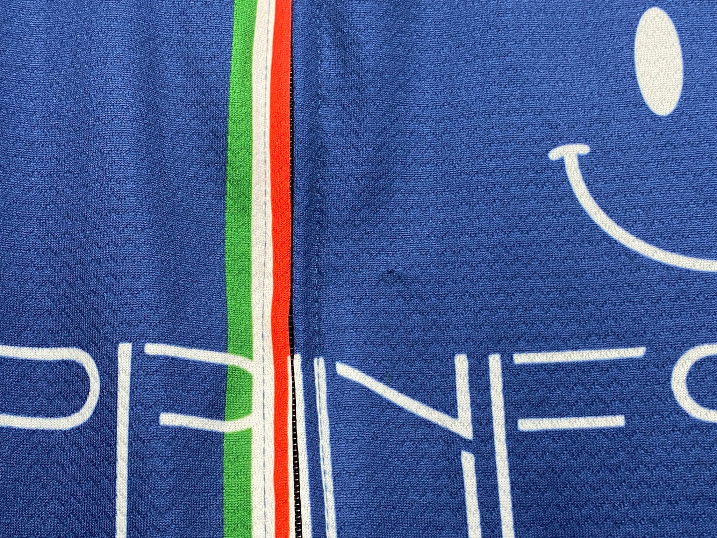 IZ409 ジェッセージ GSG 半袖 サイクルジャージ 青 黒 S