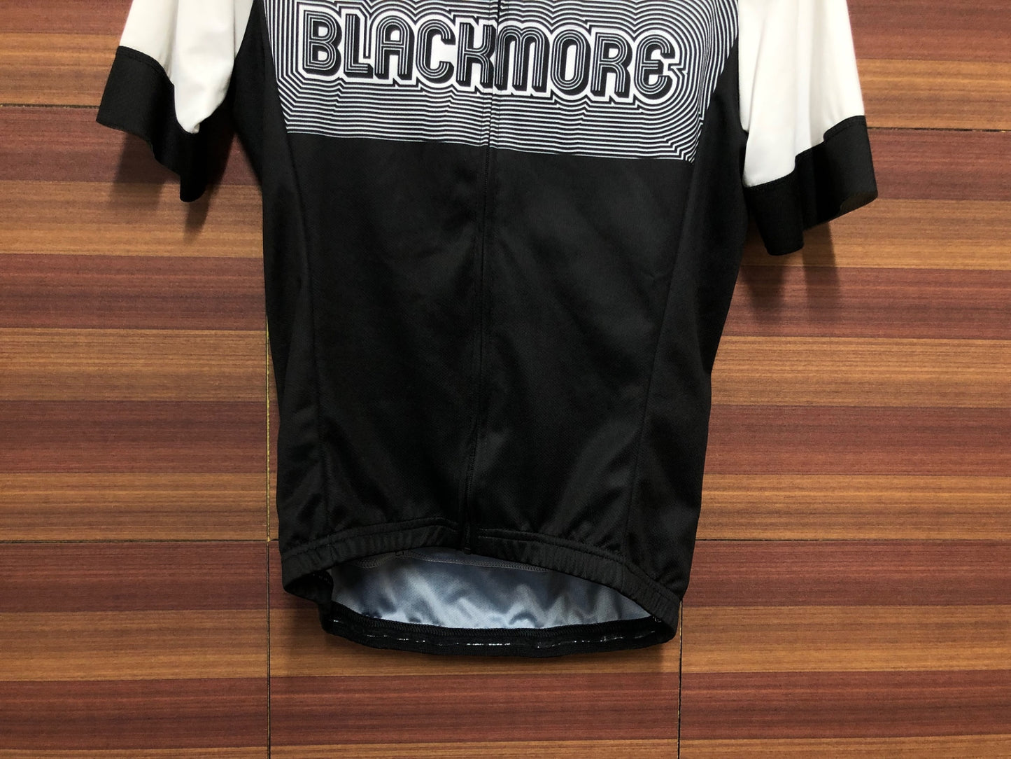 IM807 ブラックモア Blackmore 半袖 サイクルジャージ 白黒 S