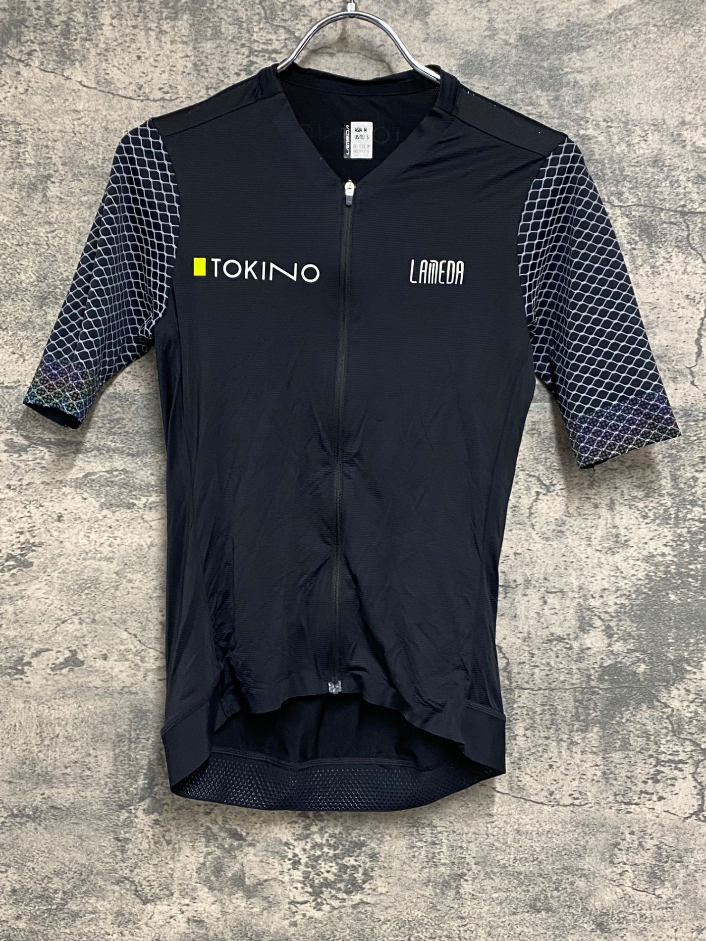 IZ437 ラメダ LAMEDA TOKINO 半袖 サイクルジャージ 黒 レディース M