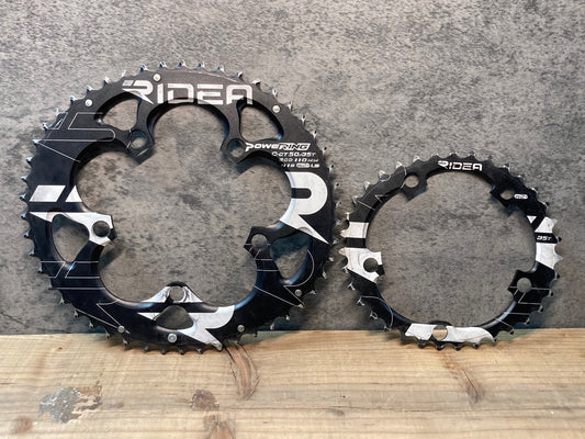 IO313 リデア RIDEA POWER RING 楕円チェーンリング 50/35T 11S 5アーム BCD110mm