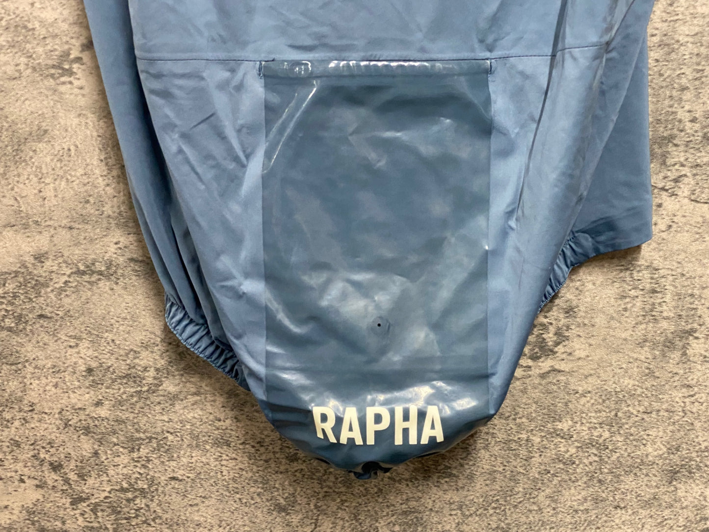 JC584 ラファ Rapha PRO TEAM LW RAIN GILET サイクルベスト ジレ 青 M
