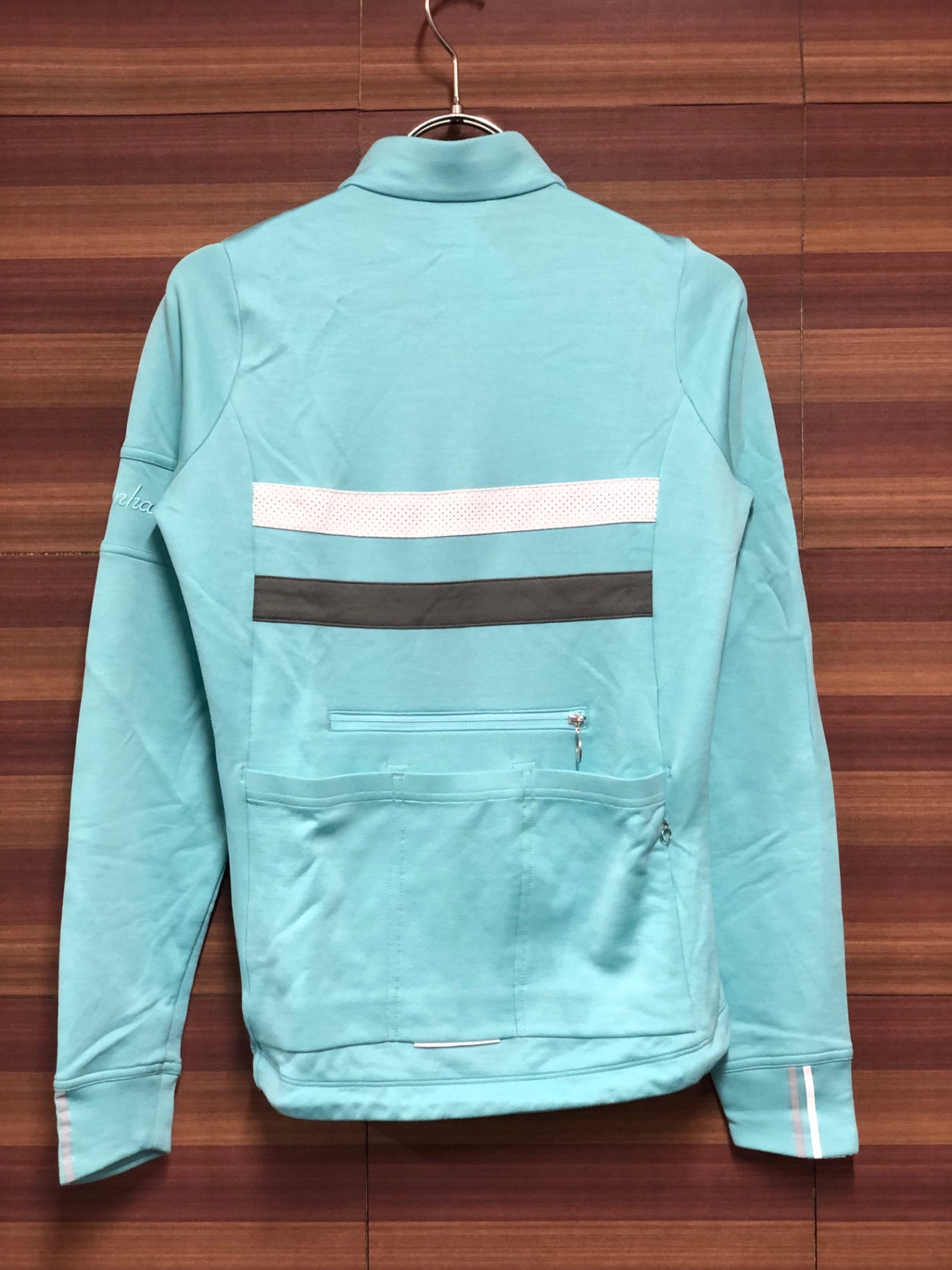 IQ862 ラファ Rapha WOMEN'S BREVET LONG SLEEVE JERSEY 長袖 サイクルジャージ 水色 XS