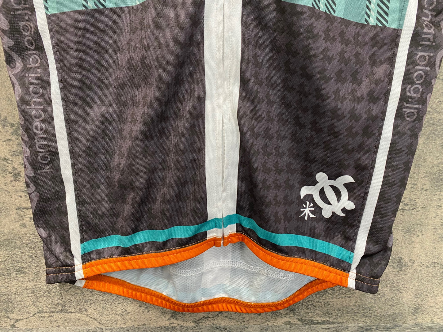 IW575 ウェイブワン WAVEONE カメチャリ kamechari 半袖 サイクルジャージ L