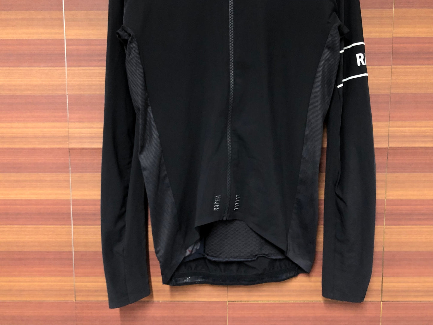 IK329 ラファ Rapha PRO TEAM LONG SLEEVE THERMAL JERSEY 長袖 サイクルジャージ 黒 S 裏起毛