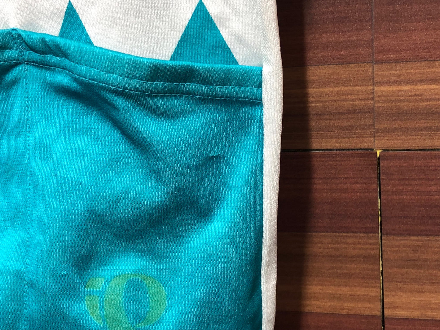 IQ442 パールイズミ PEARL iZUMi 半袖 サイクルジャージ 白水色 うさぎ Lサイズ