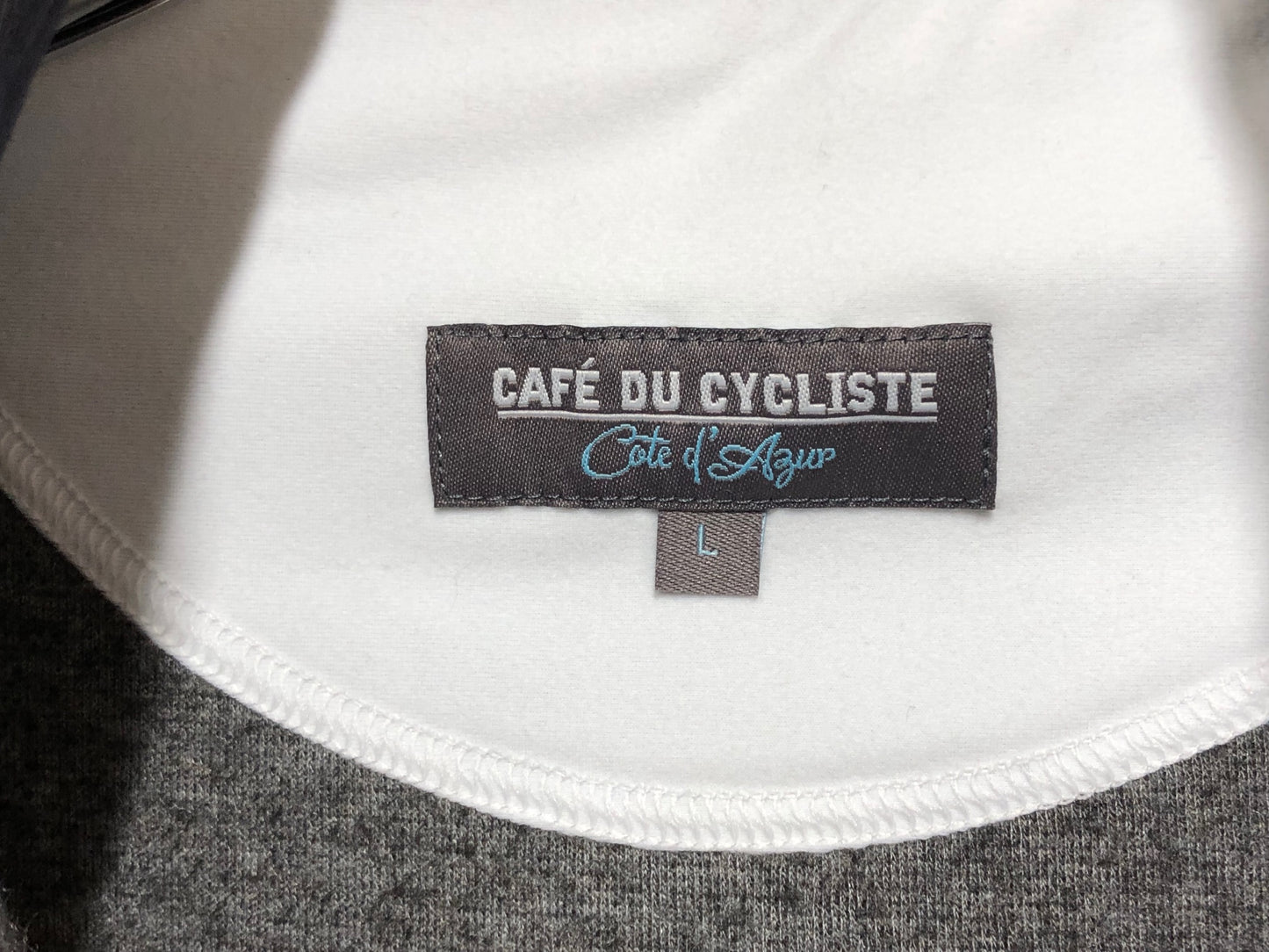 HZ988 カフェドシクリステ cafe du cycliste Marguerite 裏起毛 ウール 長袖 サイクルジャージ カーキ L