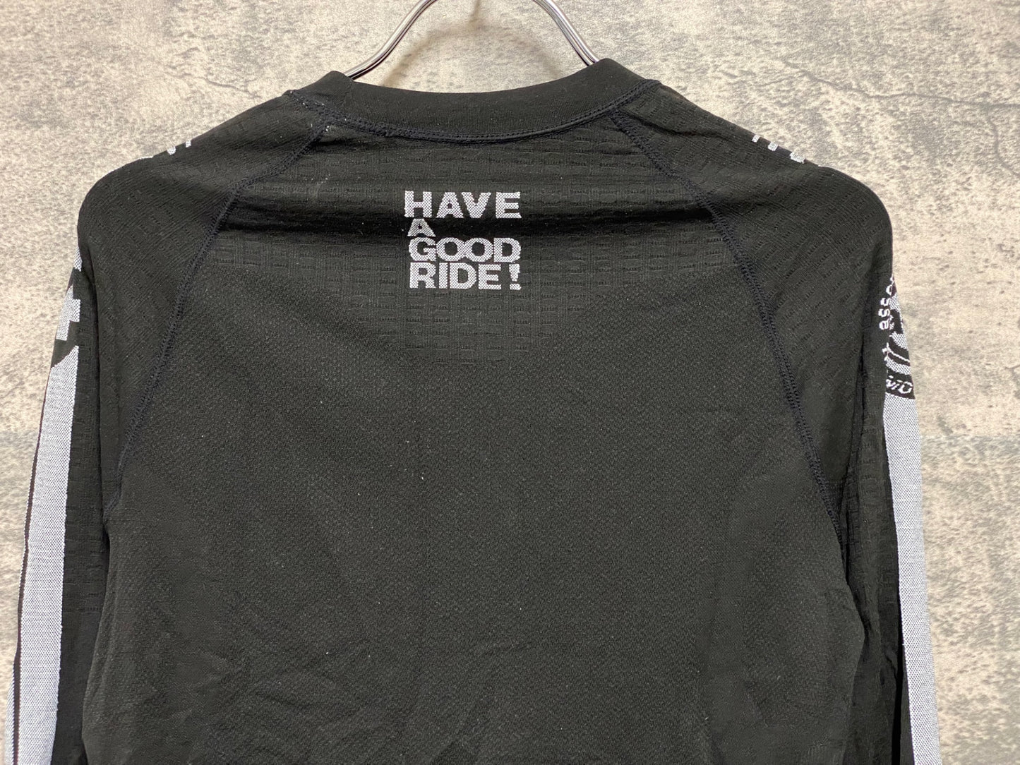 JB296 アソス assos SKINFOIL 2.4 長袖 ベースレイヤー 黒 SIZE1 SPRING/FALL