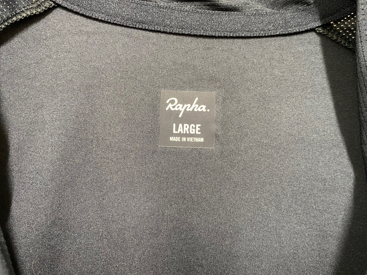 JA595 ラファ Rapha PRO TEAM TRAINING JERSEY 半袖 サイクルジャージ 黒 L ほつれ
