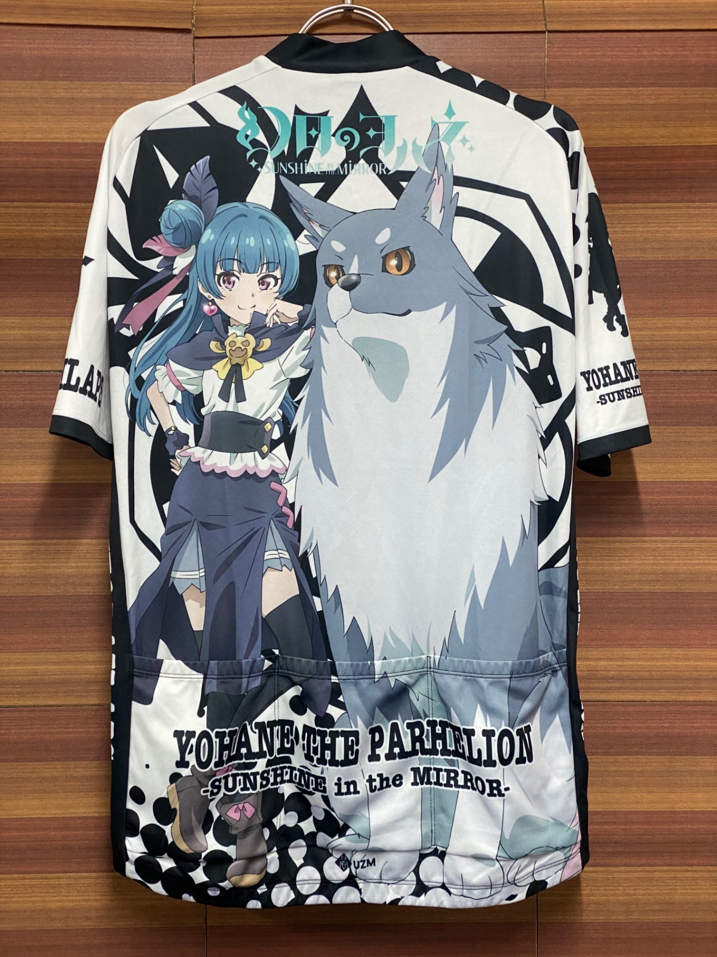 IV382 ファイス FICE 半袖 サイクルジャージ 白 黒 XL ラブライブ！サンシャイン!! 津島善子Ver.