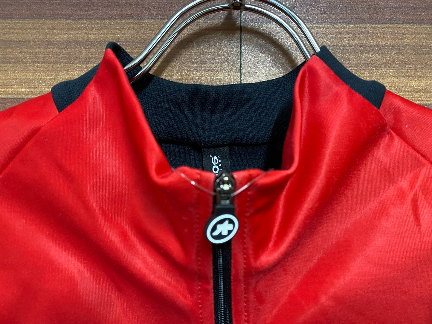 HG168 アソス assos ミレ MILLE GT SPRING FALL LONG SLEEVE JERSEY 長袖 赤黒 L 裏起毛
