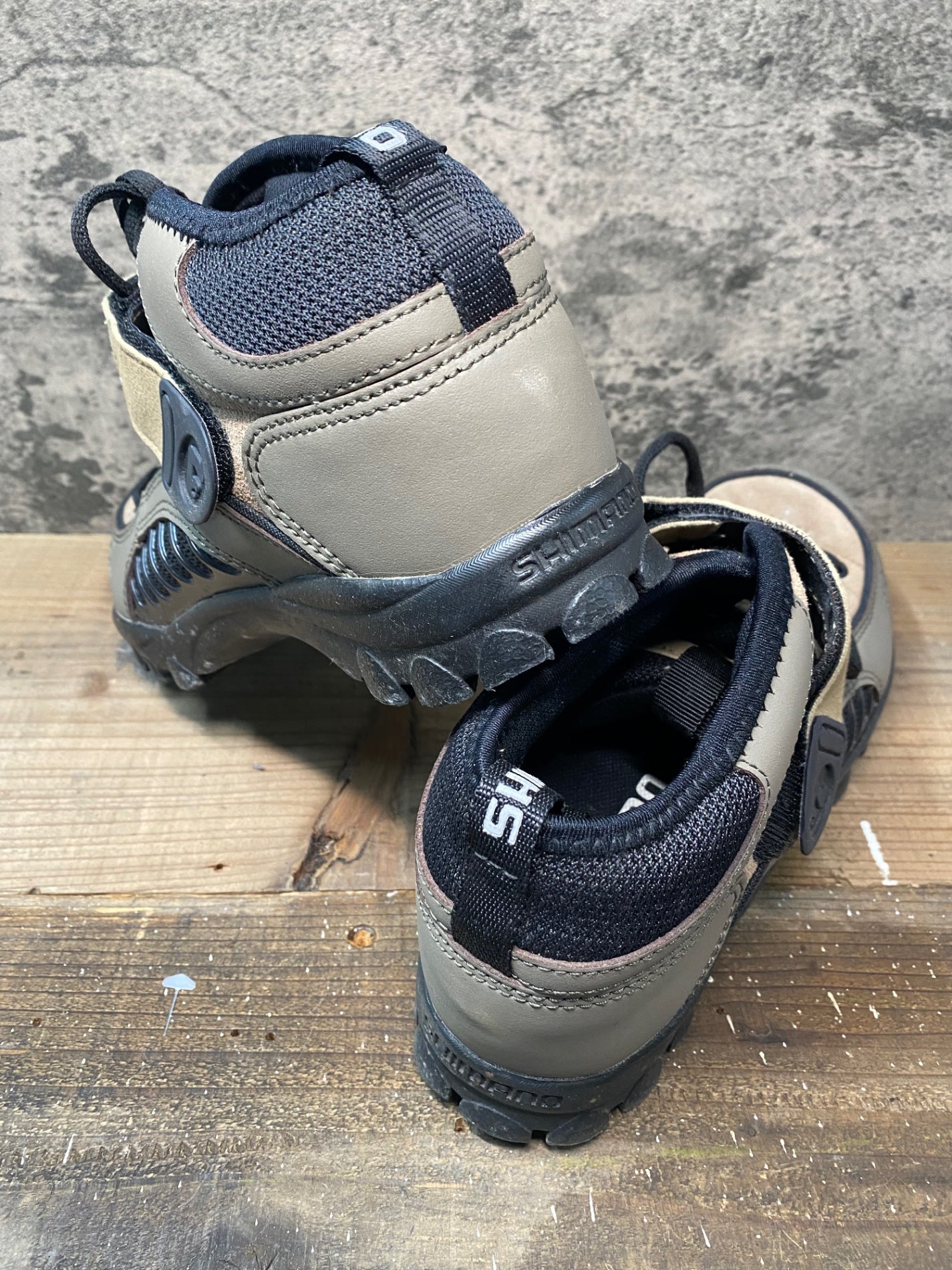 IM522 シマノ SHIMANO SH-M058 MTB ビンディングシューズ 茶 SPD EU43