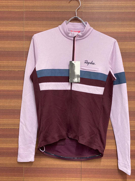 HR926 ラファ Rapha BREVET LONG SLEEVE JERSEY ピンク S