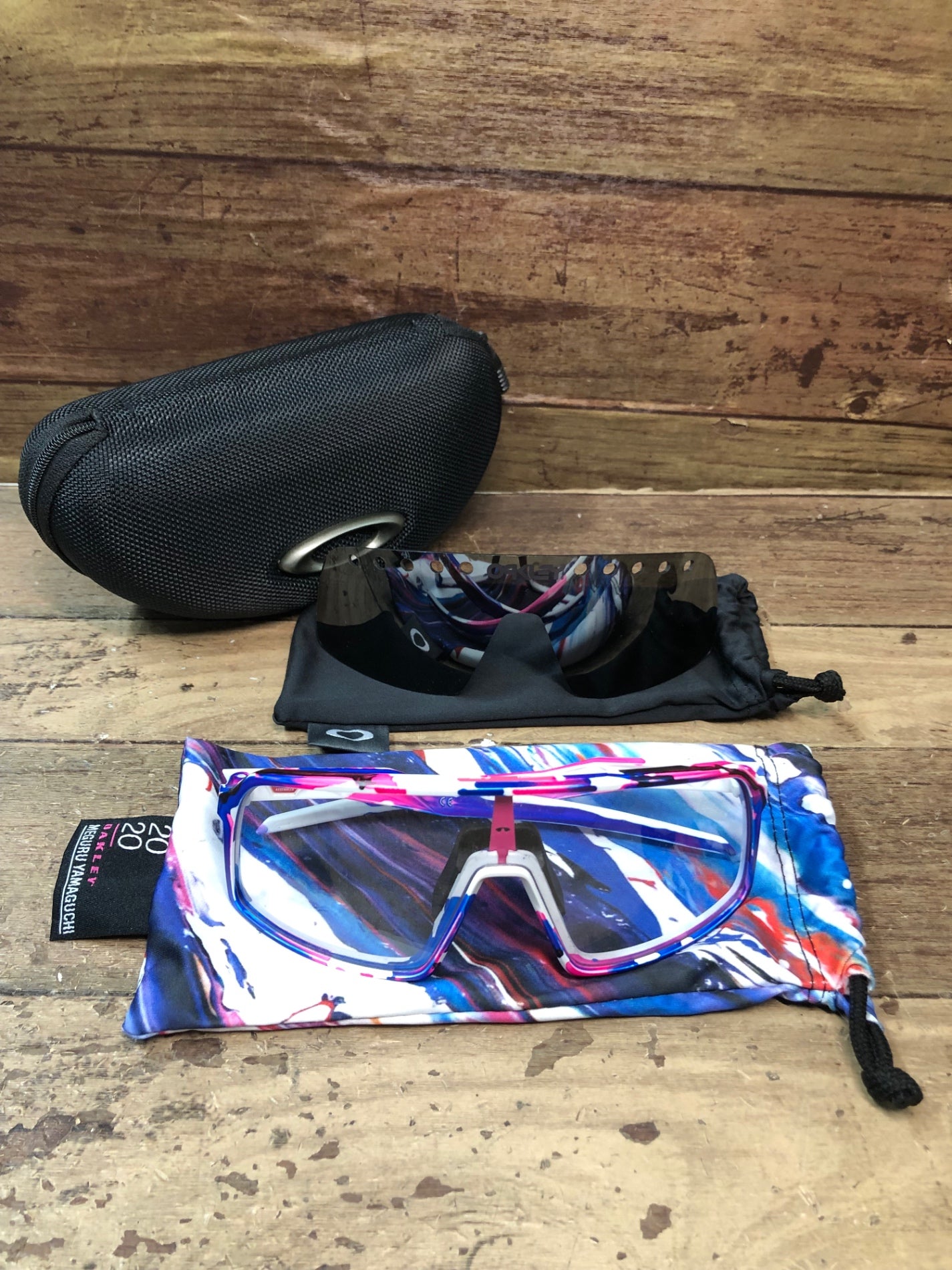 IN159 オークリー OAKLEY スートロ SUTRO サングラス プリズムレンズ クリアレンズ付き MEGURU YAMAGUCHI
