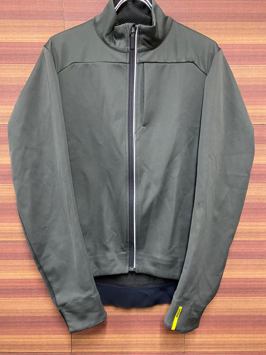 IN301 マヴィック MAVIC 裏起毛 サイクルジャケット カーキ M