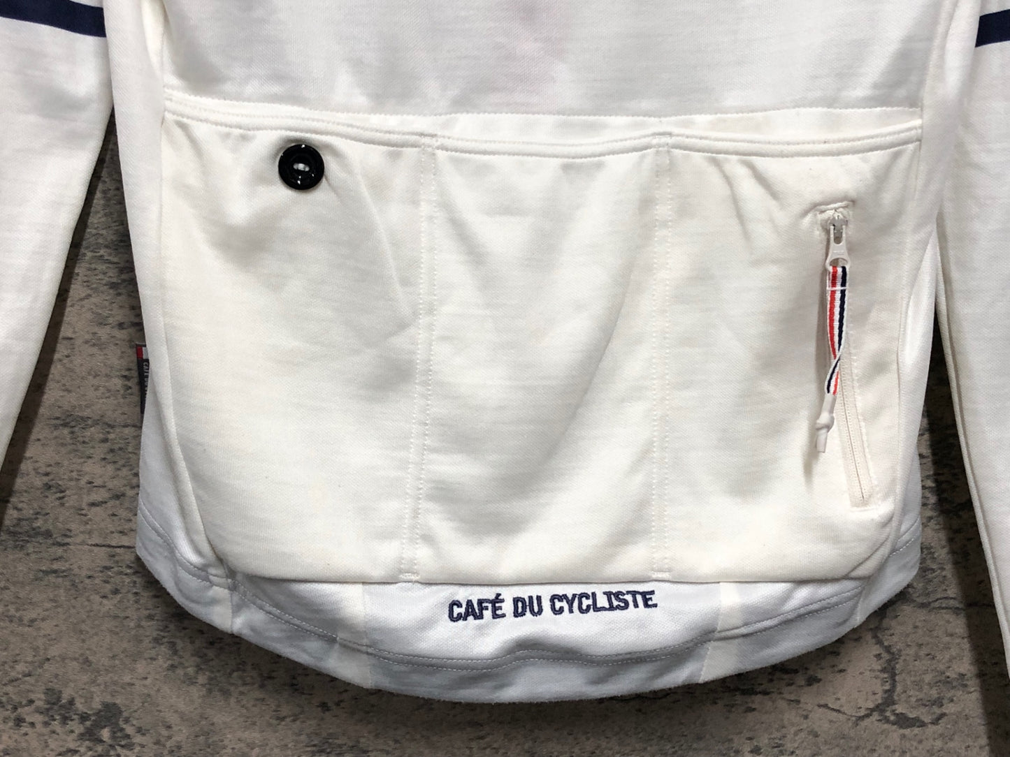 JD101 カフェドシクリステ CAFE DU CYCLISTE CLAUDETTE MEN 長袖 サイクルジャージ 白 XS
