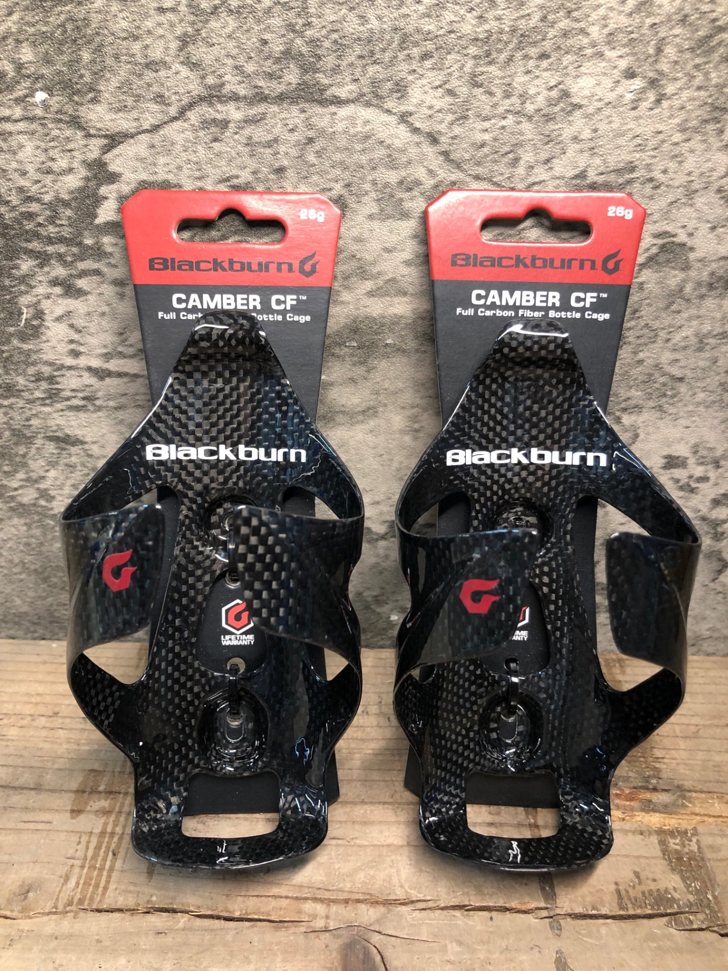 IZ461 ブラックバーン Blackburn CAMBER CF カーボン ボトルケージ 2個セット 未使用