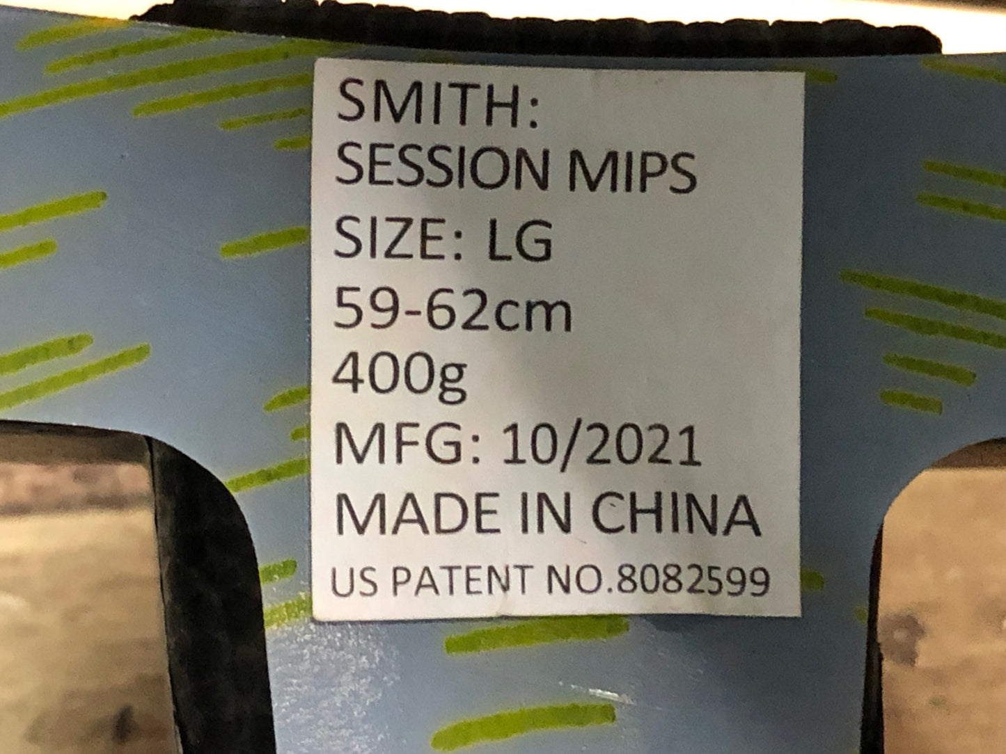 HS420 スミス SMITH SESSION MIPS ヘルメット LGサイズ 59-62cm 黒